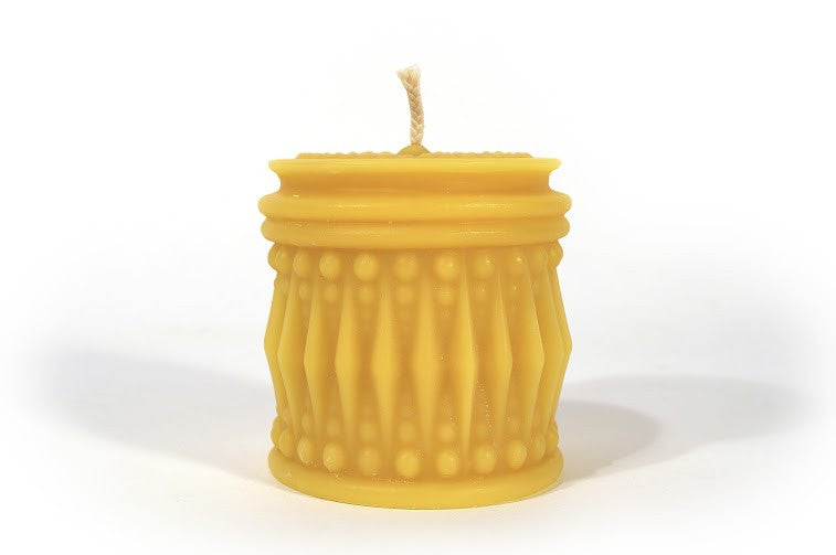 Vintage Pillar Candle - Urban Buzz