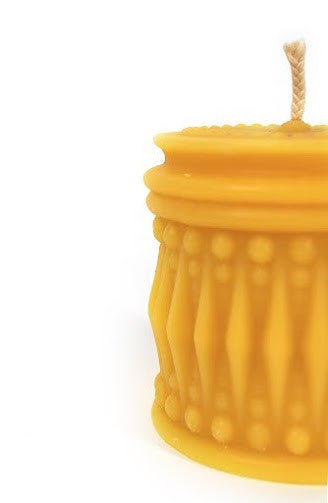 Vintage Pillar Candle - Urban Buzz